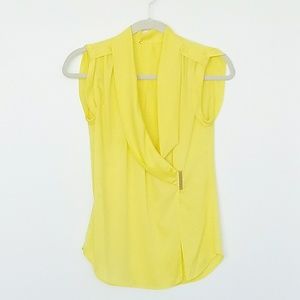 Bright yellow blouse